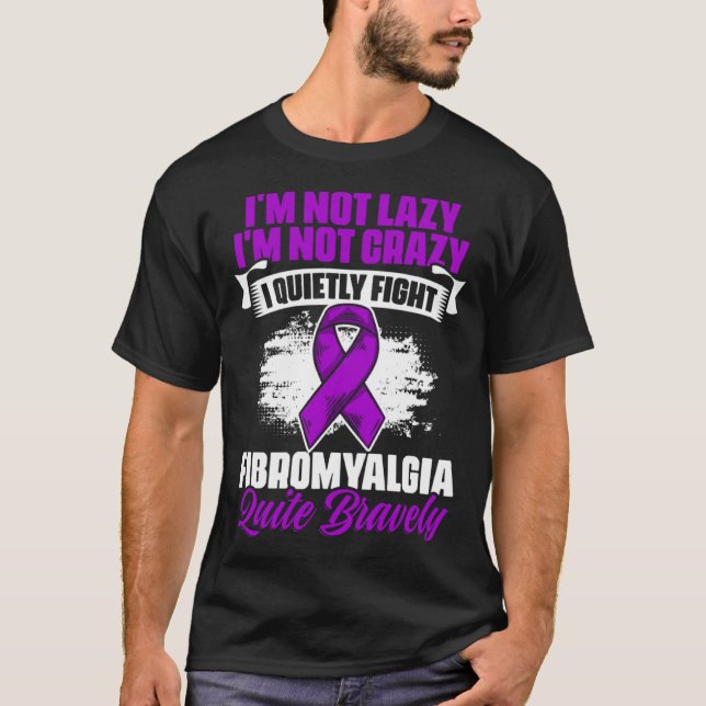 Kampf Fibromyalgie Fibro Survivor Fibromyalgie Aw T-Shirt (Vorderseite)