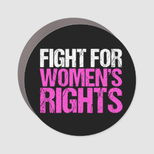 Kampf für die Rechte der Frau Feministin Auto Magnet