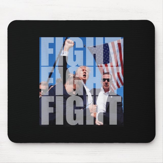 Kampf für Donald Trump 2024 - US Electi Mousepad (Vorne)