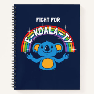 Kampf für E-Koala-Ty Notizbuch