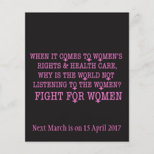 Kampf für Frauen Flyer