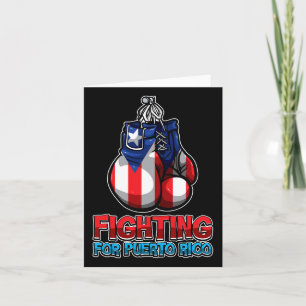 Kampf für Puerto Rico - Puerto-Rico-Flagge - Box Karte
