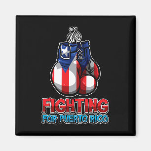 Kampf für Puerto Rico - Puerto-Rico-Flagge - Box Magnet