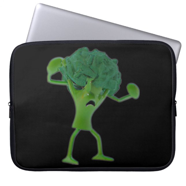 Kampf gegen Broccoli Burooccoollliii! Notebook Laptopschutzhülle (Vorderseite)