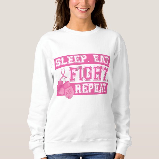 Kampf gegen Brustkrebs Awareness Sweatshirt (Vorderseite)