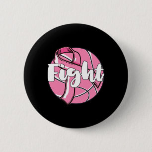 Kampf gegen Brustkrebs-Bewusstsein des bysketbyll- Button