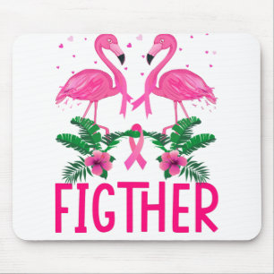 Kampf gegen Brustkrebs Bewusstsein für Flamingo-T  Mousepad