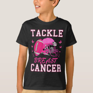 Kampf gegen Brustkrebs Bewusstsein rosa Bronzefußb T-Shirt