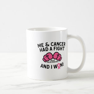 Kampf gegen Brustkrebs I Won Breast Cancer Survivo Kaffeetasse