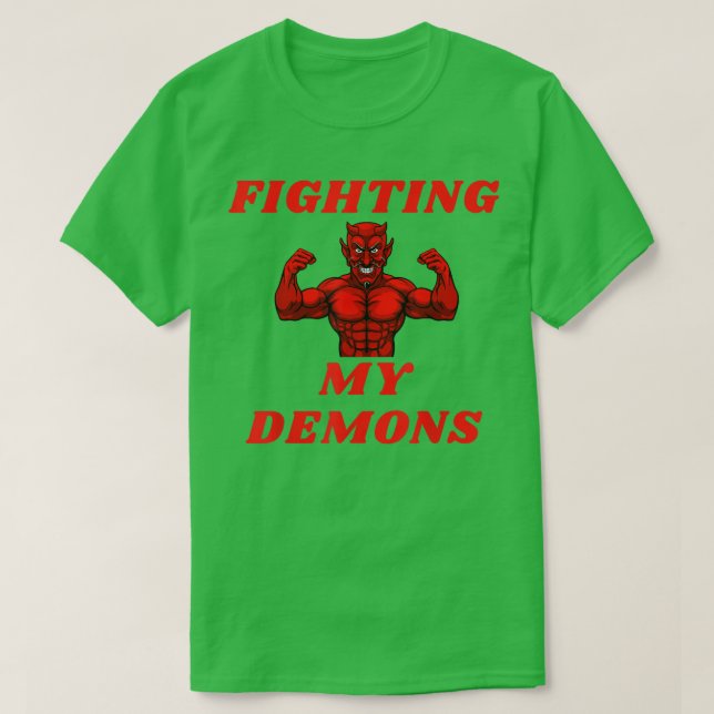 Kampf gegen Dämonen T-Shirt (Design vorne)