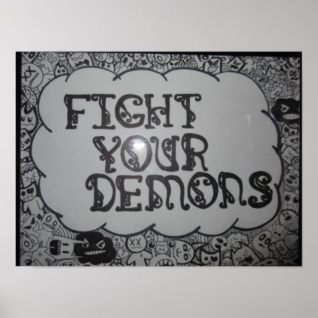 Kampf gegen Dämonenposter Poster (Vorne)