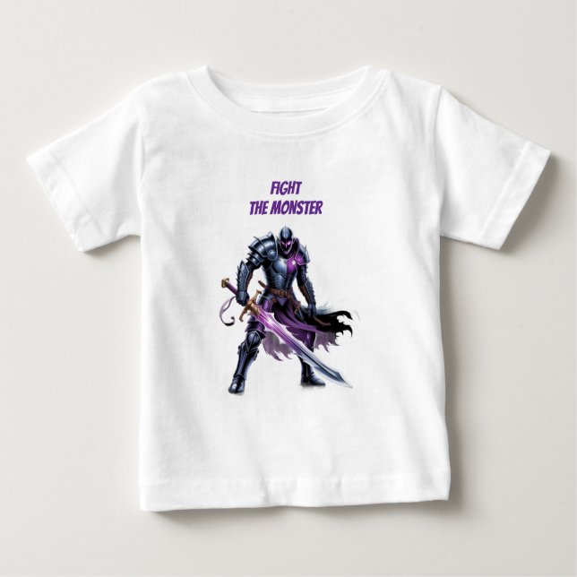 Kampf gegen das Monster Baby T-shirt (Vorderseite)