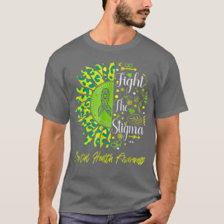 Kampf gegen das psychische Bewusstsein der Stigma T-Shirt
