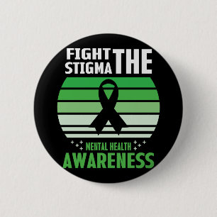 Kampf gegen das psychische Bewusstsein für Stigma Button