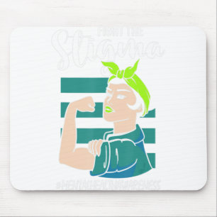 Kampf gegen das Stigma und das Bewusstsein für Sta Mousepad
