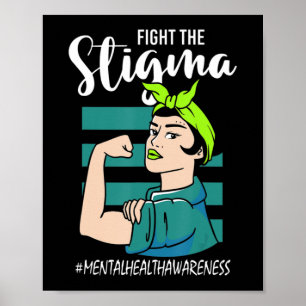 Kampf gegen das Stigma und das Bewusstsein für Sta Poster