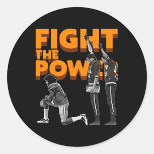 Kampf gegen den Power Black Power Salute Sticker