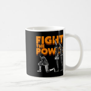 Kampf gegen den Power Black Power Salute Sticker Kaffeetasse