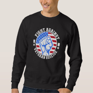 Kampf gegen den Tag des Selbstmords von Veteranen Sweatshirt