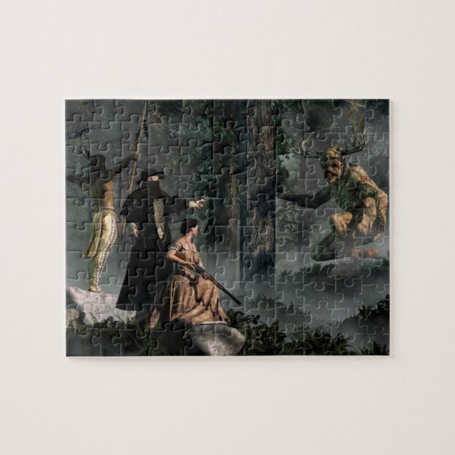 Kampf gegen den Wendigo Puzzle (Horizontal)