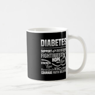 Kampf gegen Diabetes Sensibilisierung Unterstützun Kaffeetasse
