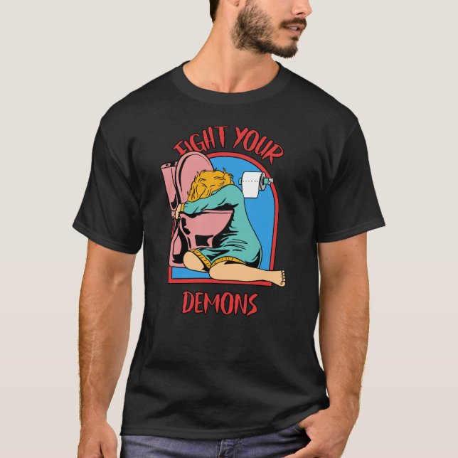Kampf gegen die Dämonen T-Shirt (Vorderseite)