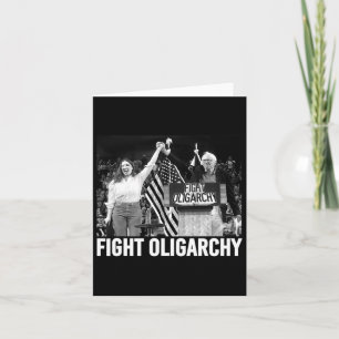 Kampf gegen die Oligarchie Bernie Sanders und die  Karte