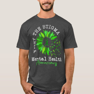 Kampf gegen die psychische Gesundheit Bewusstseins T-Shirt
