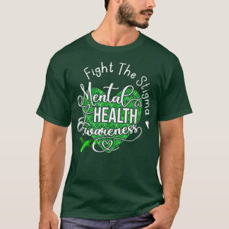 Kampf gegen die psychische Gesundheit Bewusstseins T-Shirt