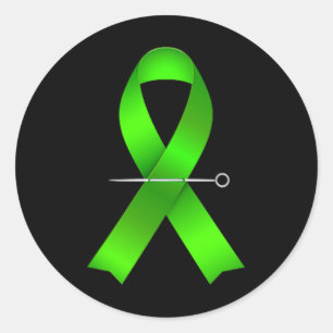 Kampf gegen die Stigma-amerikanische Fahne Mental  Runder Aufkleber