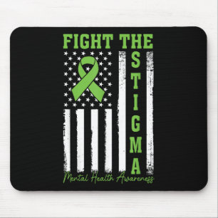Kampf gegen die Stigma Mental Health Awareness US Mousepad