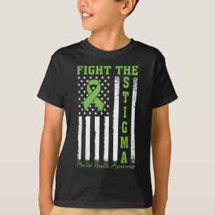 Kampf gegen die Stigma Mental Health Awareness US T-Shirt