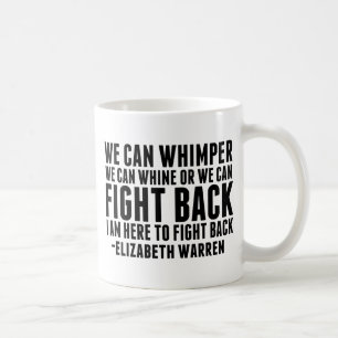 Kampf gegen Elisabeth Warren Zitat Feminist Kaffeetasse