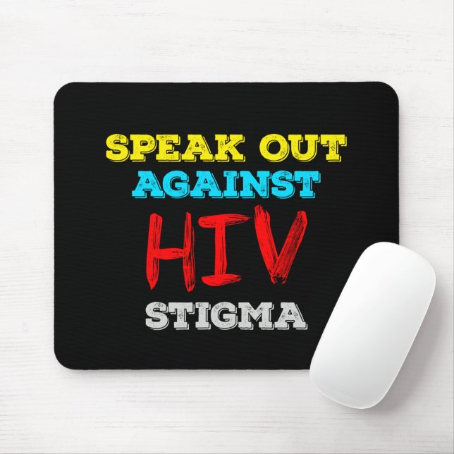 Kampf gegen HIV-Stigma - Aids-Bewusstsein Mousepad (Mit Mouse)