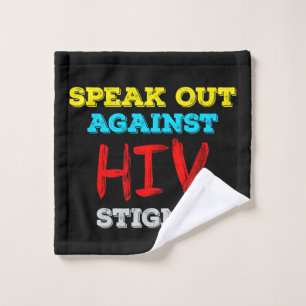 Kampf gegen HIV-Stigma - Aids-Bewusstsein Waschlappen