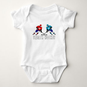 Kampf gegen Hockeyspieler Baby Strampler