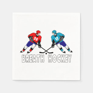 Kampf gegen Hockeyspieler Serviette