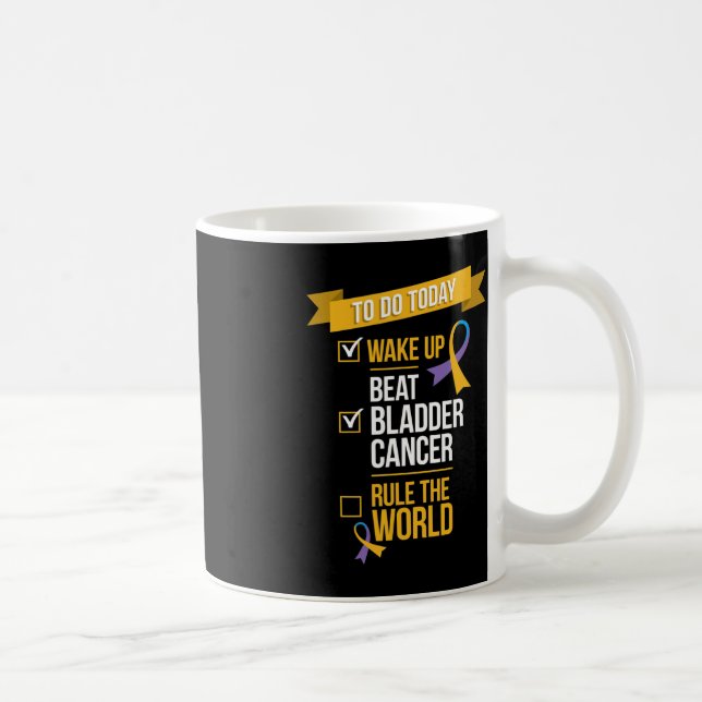 Kampf gegen Krebs in der Welt Kaffeetasse (Rechts)