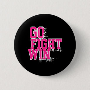 Kampf gegen Krebs rosa Brustkrebs Button