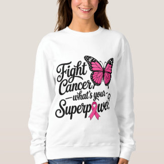 Kampf gegen Krebs Was ist dein Superhelden-Power P Sweatshirt
