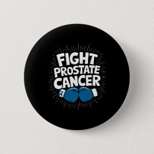 Kampf gegen Prostatakrebs Aufklärung Blue Ribbo Button
