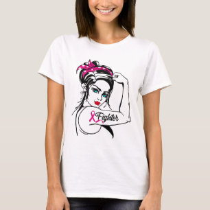 Kampf gegen Rosie Das Riveter-Brustkrebs-Bewusstse T-Shirt