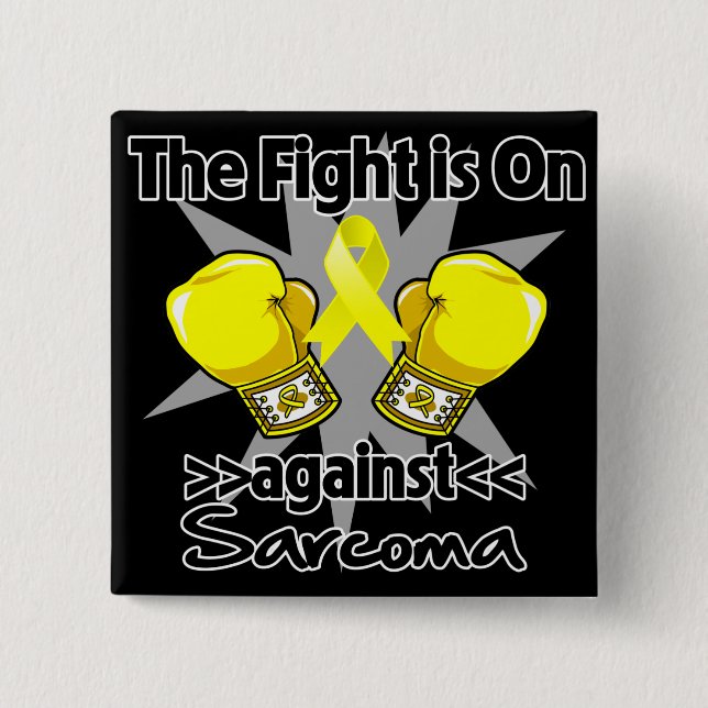 Kampf gegen Sarcoma Button (Vorderseite)