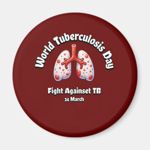 Kampf gegen TB Welttuberkulosetag. Magnet