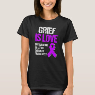Kampf gegen Überdosierung Pruple Band Opioid-Überd T-Shirt