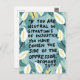 Kampf gegen Ungerechtigkeit Desmond Tutu Zitat Postkarte (Vorne/Hinten)
