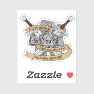 Kampf gegen Würfel Aufkleber