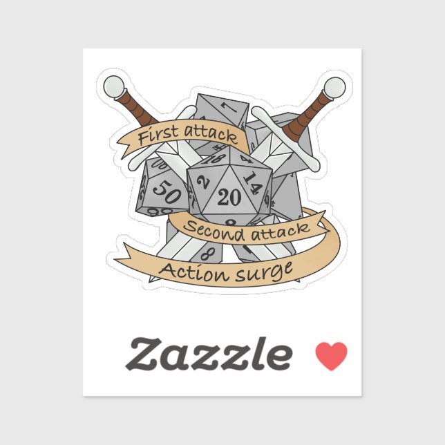 Kampf gegen Würfel Aufkleber (Blatt)