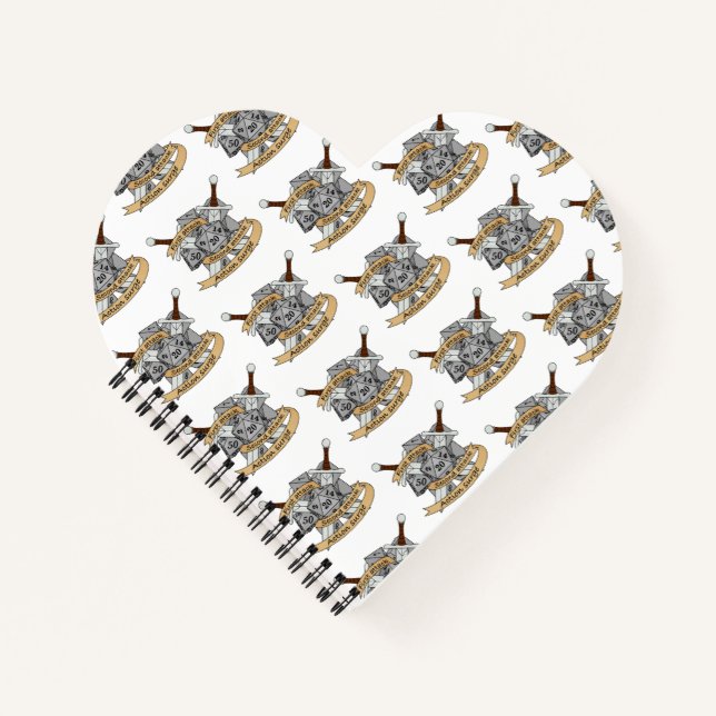 Kampf gegen Würfel Notizbuch (Vorderseite)