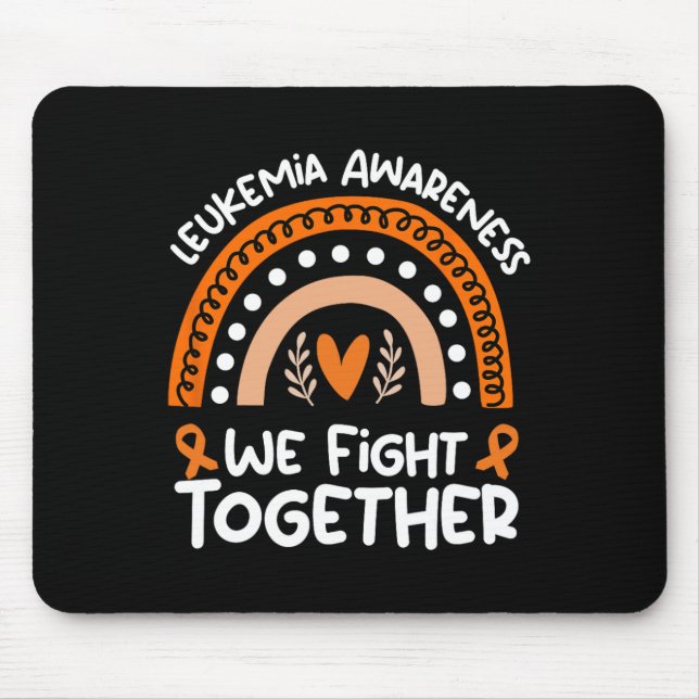 Kampf gemeinsam Leukämie Bewusstsein Leukämie Mousepad (Vorne)